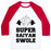Virgin Teez  Baseball Tee Unisex Classic Baseball Tee / x-small / White/Red SUPER SAIYAN SWOLE UNISEX CLASSIC BASEBALL TEE