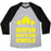 Virgin Teez  Baseball Tee Unisex Tri-Blend Baseball Tee / small / Athletic Gray / Black SUPER SAIYAN SWOLE UNISEX TRI-BLEND BASEBALL TEE
