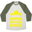 Virgin Teez  Baseball Tee Unisex Tri-Blend Baseball Tee / small / Oatmeal / Moss SUPER SAIYAN SWOLE UNISEX TRI-BLEND BASEBALL TEE