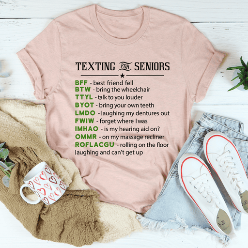 Texting For Seniors Tee