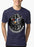 M Nidal Khan T-shirt SMALL / Navy Thanos Infinite Power Half Sleeves Melange T-shirt