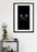 LUVD Framed Art Prints The Black Cat  Frame