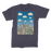 VIRGIN TEEZ Men T-Shirts Navy / Male / S The city of paper clouds Premium Jersey Men's T-Shirt