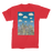VIRGIN TEEZ Men T-Shirts Red / Male / S The city of paper clouds Premium Jersey Men's T-Shirt