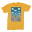 VIRGIN TEEZ Men T-Shirts Gold / Male / S The city of paper clouds Premium Jersey Men's T-Shirt