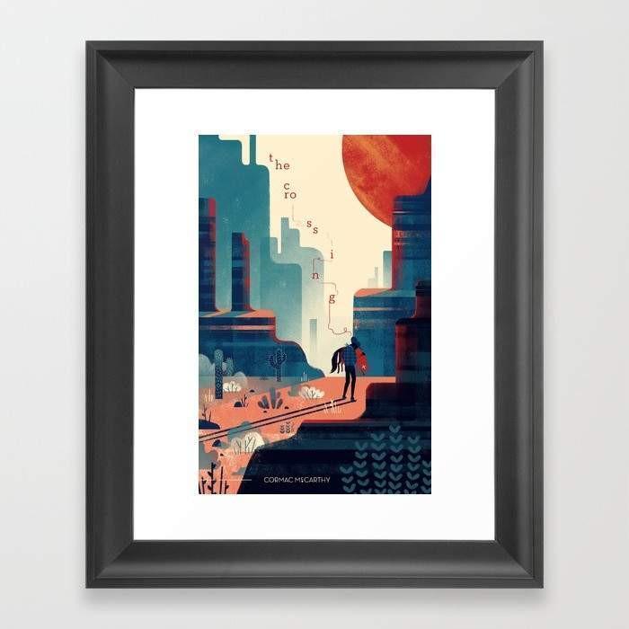 Deny Designs Framed Art Prints The Crossing Frame