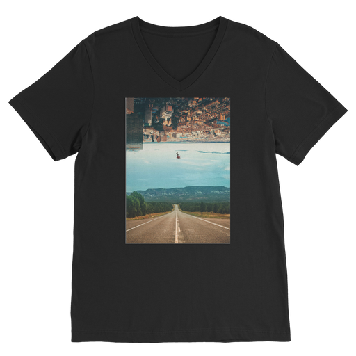 VIRGIN TEEZ Men T-Shirts Black / Unisex / S The Dropout Premium V-Neck T-Shirt