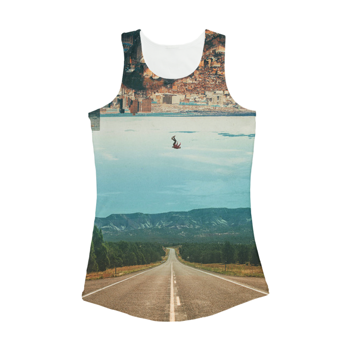 VIRGIN TEEZ Women Tank top White / XS The Dropout Women Performance Tank Top