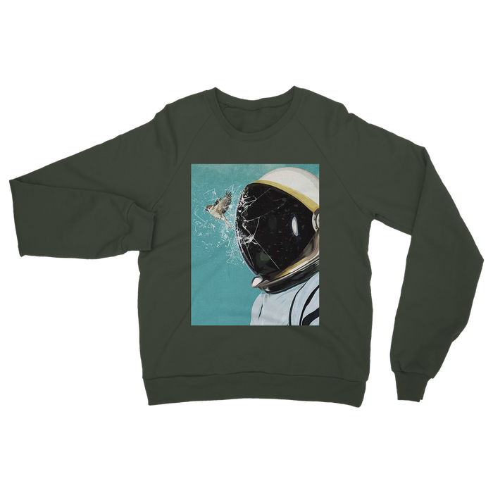 VIRGIN TEEZ Sweat Shirt Olive Green / S The Escape Classic Adult Sweatshirt