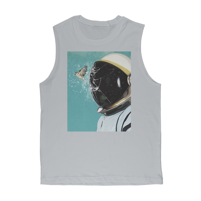 VIRGIN TEEZ Tank Tops Light Grey / Unisex / S The Escape Premium Adult Muscle Top