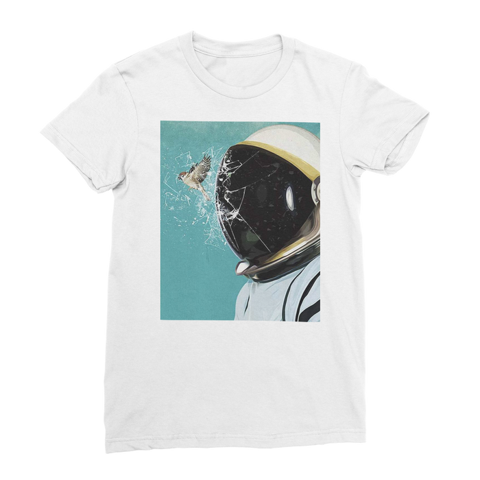 VIRGIN TEEZ Women T-Shirt White / Female / S The Escape Premium Jersey Women's T-Shirt