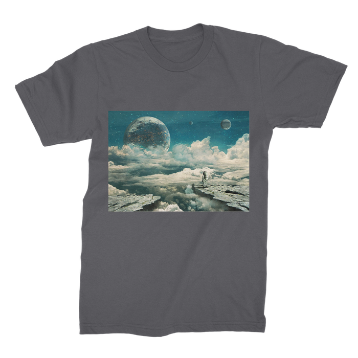 VIRGIN TEEZ Men T-Shirts Dark Grey / Male / S The explorer Premium Jersey Men's T-Shirt