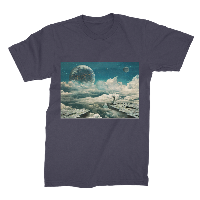 VIRGIN TEEZ Men T-Shirts Navy / Male / S The explorer Premium Jersey Men's T-Shirt