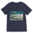 VIRGIN TEEZ Men T-Shirts Navy / Unisex / S The explorer Premium V-Neck T-Shirt