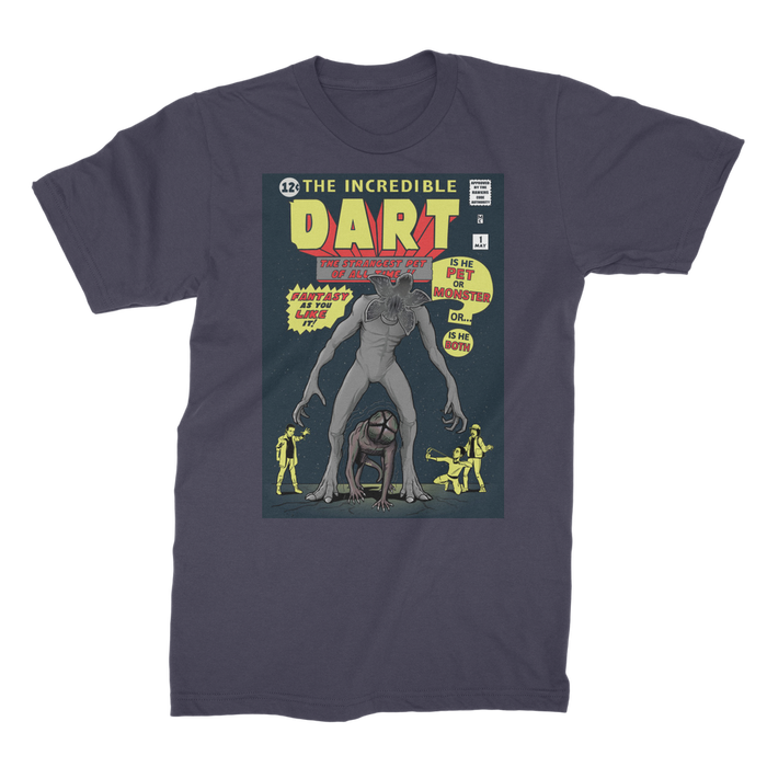 VIRGIN TEEZ Men T-Shirts Navy / Male / S The Incredible Dart Premium Jersey Men's T-Shirt