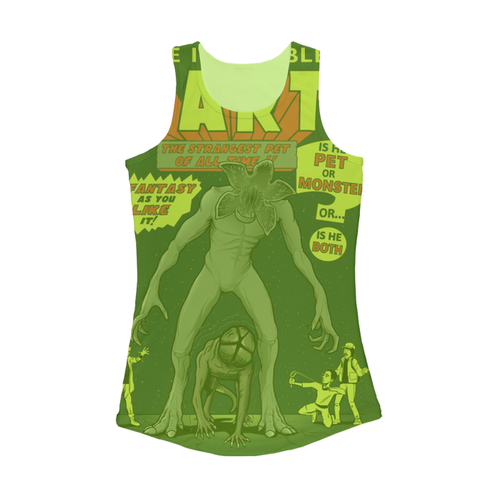 VIRGIN TEEZ Women Tank top Electric Green / XS The Incredible Dart Women Performance Tank Top