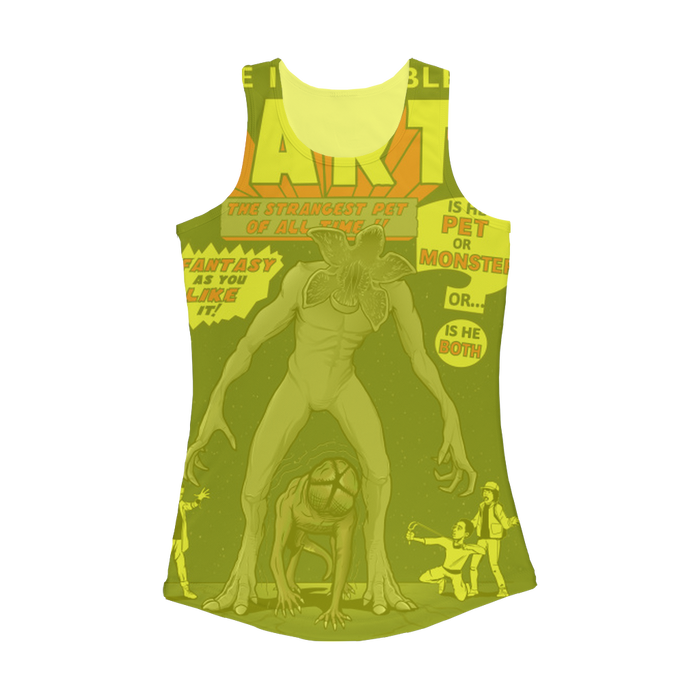 VIRGIN TEEZ Women Tank top Electric Yellow / XS The Incredible Dart Women Performance Tank Top