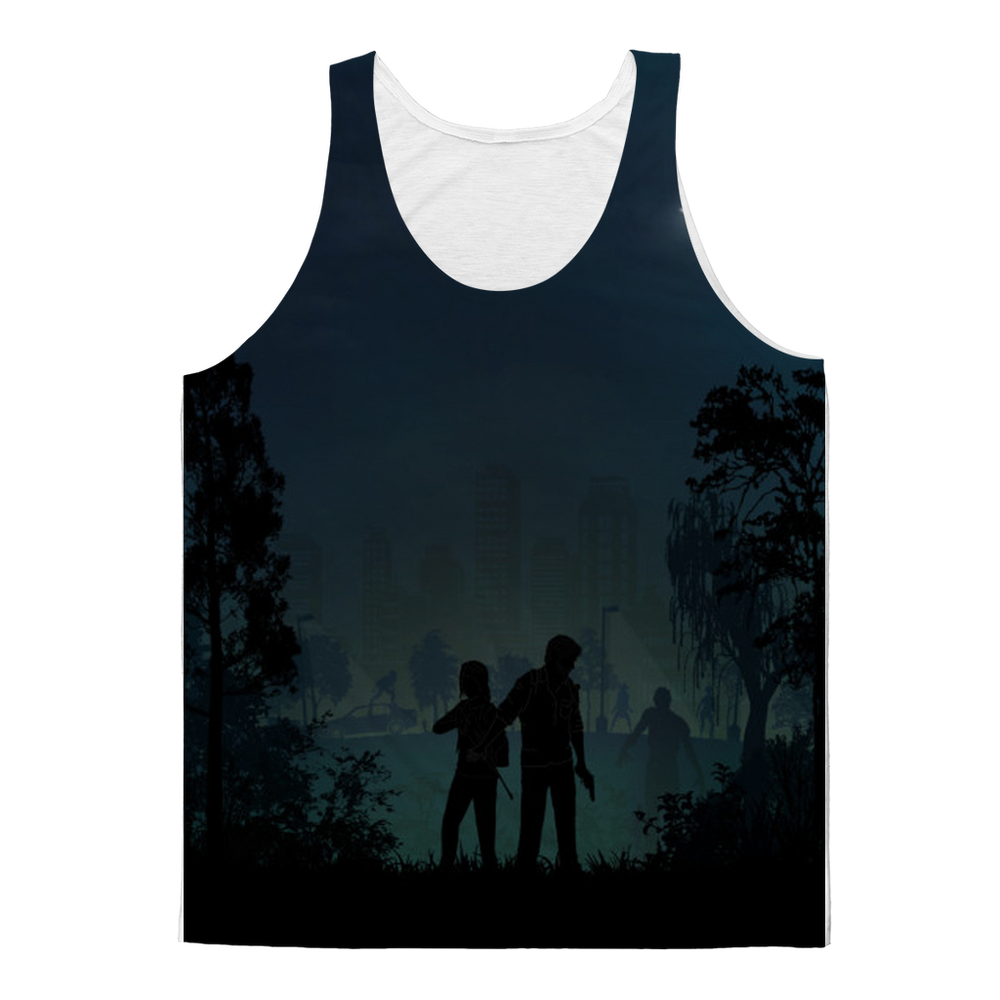 VIRGIN TEEZ Tank Tops XS The Last of Us Classic Sublimation Adult Tank Top