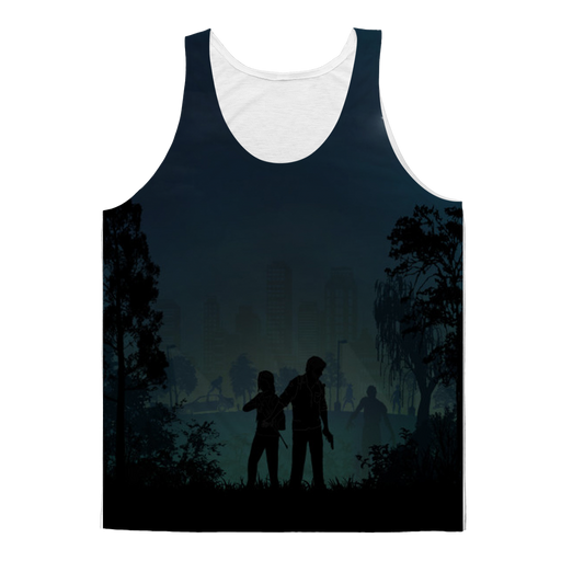 VIRGIN TEEZ Tank Tops XS The Last of Us Classic Sublimation Adult Tank Top