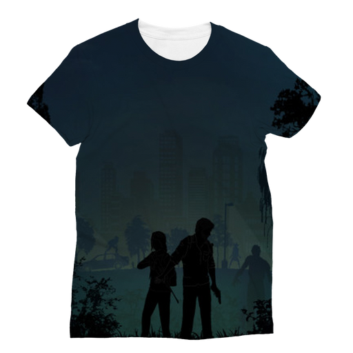 VIRGIN TEEZ Men T-Shirts XS The Last of Us Classic Sublimation Women's T-Shirt