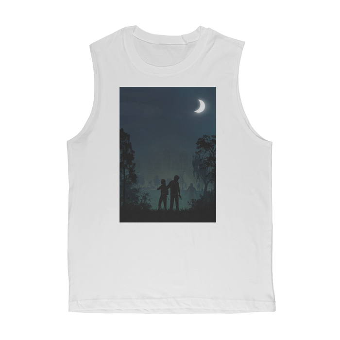 VIRGIN TEEZ Tank Tops White / Unisex / S The Last of Us Premium Adult Muscle Top