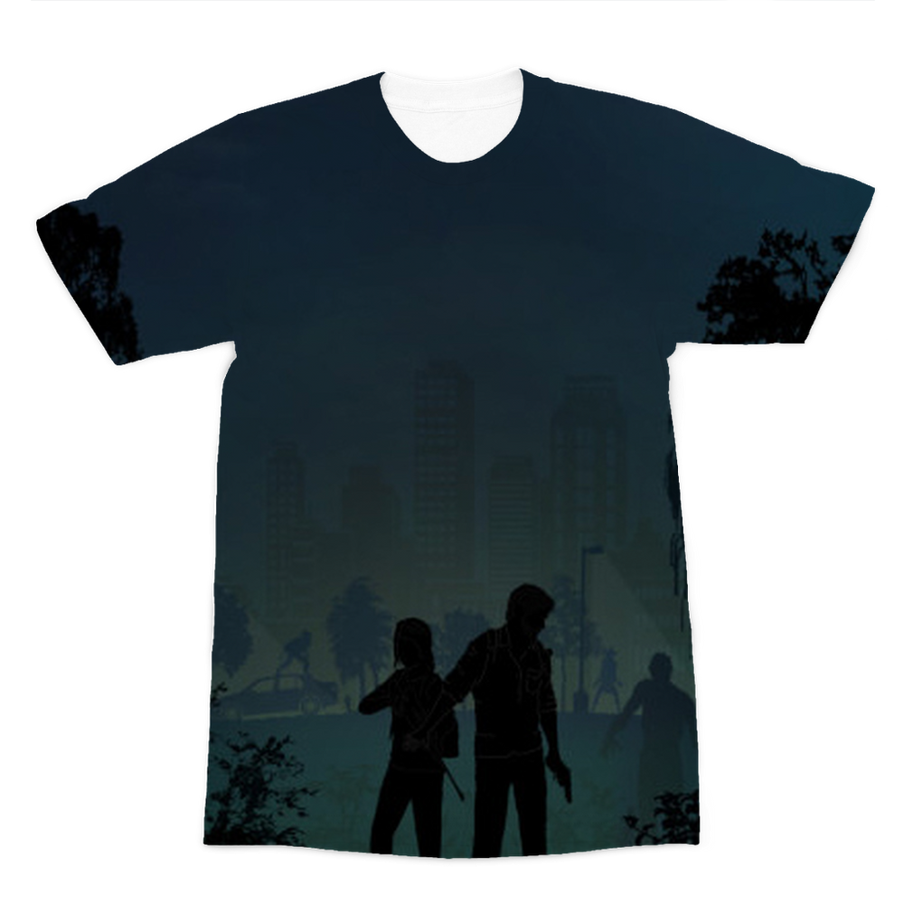 VIRGIN TEEZ Sublimation Men T-Shirt XS The Last of Us Premium Sublimation Adult T-Shirt