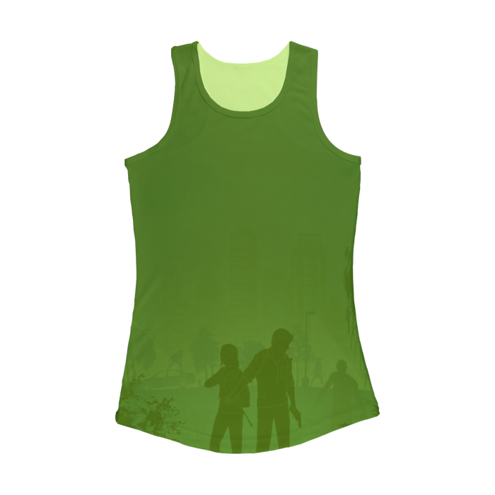 VIRGIN TEEZ Women Tank top Electric Green / XS The Last of Us Women Performance Tank Top