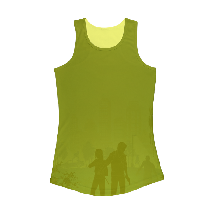 VIRGIN TEEZ Women Tank top Electric Yellow / XS The Last of Us Women Performance Tank Top