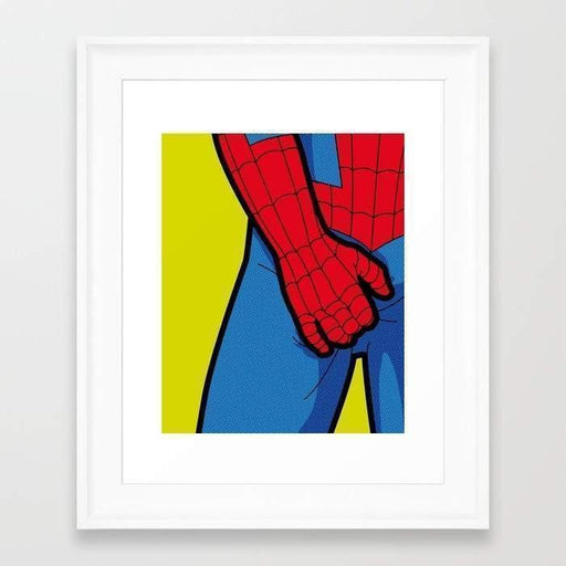 Deny Designs Framed Art Prints The secret life of heroes - SpiderItch Frame