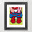 Deny Designs Framed Art Prints The secret life of heroes - SpiderPoo Frame