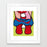 Deny Designs Framed Art Prints The secret life of heroes - SpiderPoo Frame