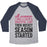 Virgin Teez  Baseball Tee ...THEN HOCKEY SEASON STARTED UNISEX TRI-BLEND BASEBALL TEE