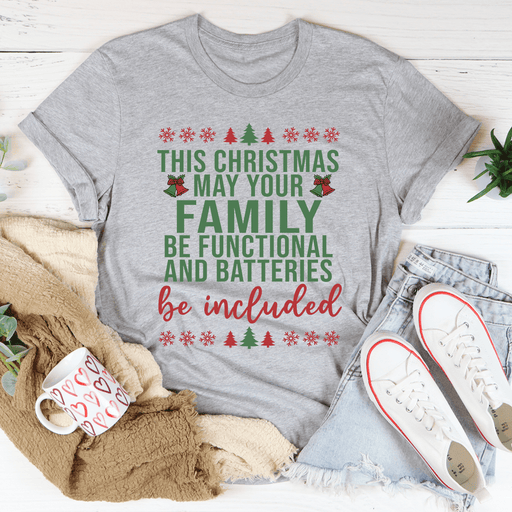 This Christmas May Your Family Be Functional Tee
