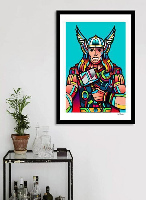 LUVD Framed Art Prints Thor  Frame