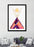 LUVD Framed Art Prints Tipi Mountain   Frame
