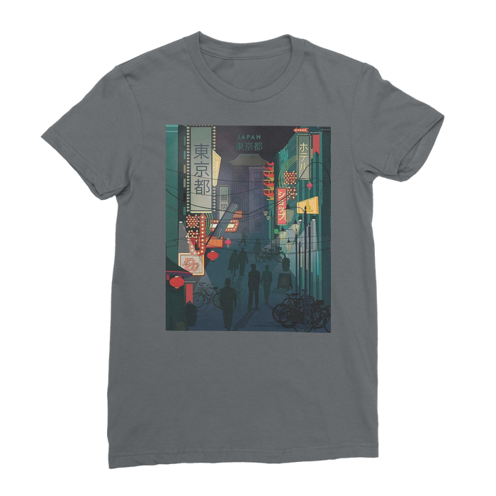 VIRGIN TEEZ Women T-Shirt Dark Grey / Female / S 東京都 (Tokyo) Classic Women's T-Shirt