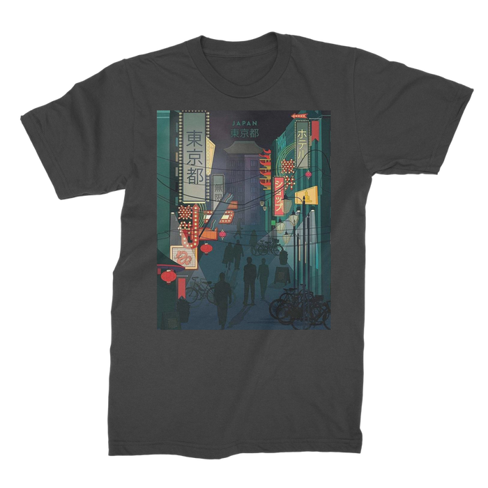 VIRGIN TEEZ Men T-Shirts Black / Male / S 東京都 (Tokyo) Premium Jersey Men's T-Shirt