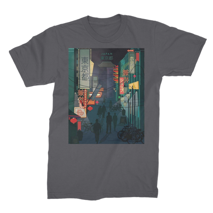VIRGIN TEEZ Men T-Shirts Dark Grey / Male / S 東京都 (Tokyo) Premium Jersey Men's T-Shirt