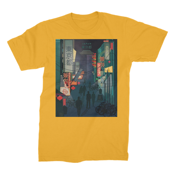 VIRGIN TEEZ Men T-Shirts Gold / Male / S 東京都 (Tokyo) Premium Jersey Men's T-Shirt