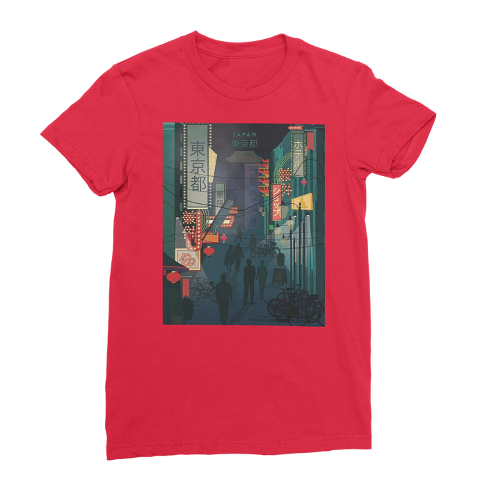 VIRGIN TEEZ Women T-Shirt Red / Female / S 東京都 (Tokyo) Premium Jersey Women's T-Shirt