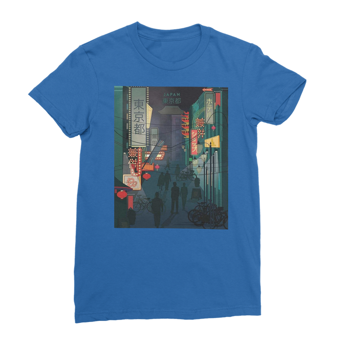 VIRGIN TEEZ Women T-Shirt Royal Blue / Female / S 東京都 (Tokyo) Premium Jersey Women's T-Shirt
