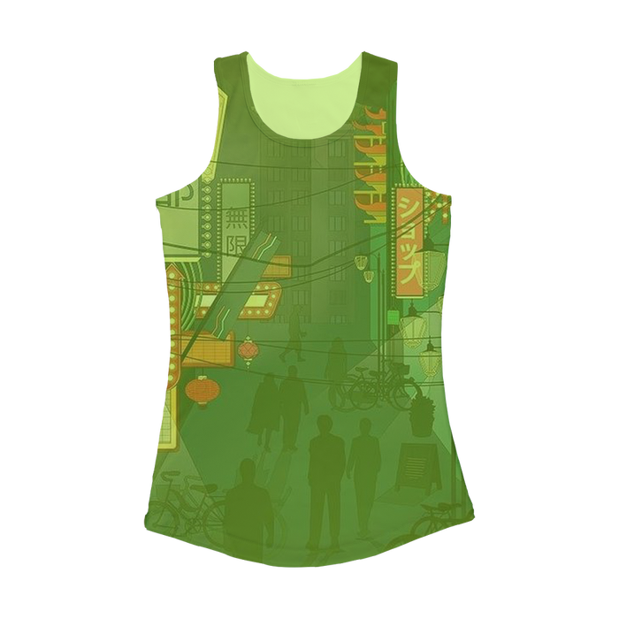 VIRGIN TEEZ Women Tank top Electric Green / XS 東京都 (Tokyo) Women Performance Tank Top
