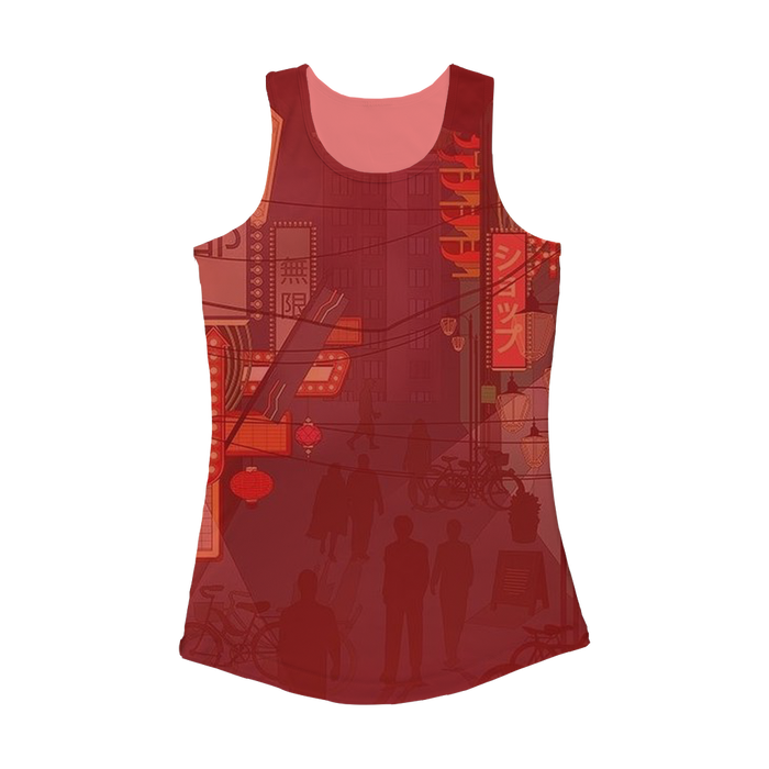 VIRGIN TEEZ Women Tank top Electric Pink / XS 東京都 (Tokyo) Women Performance Tank Top
