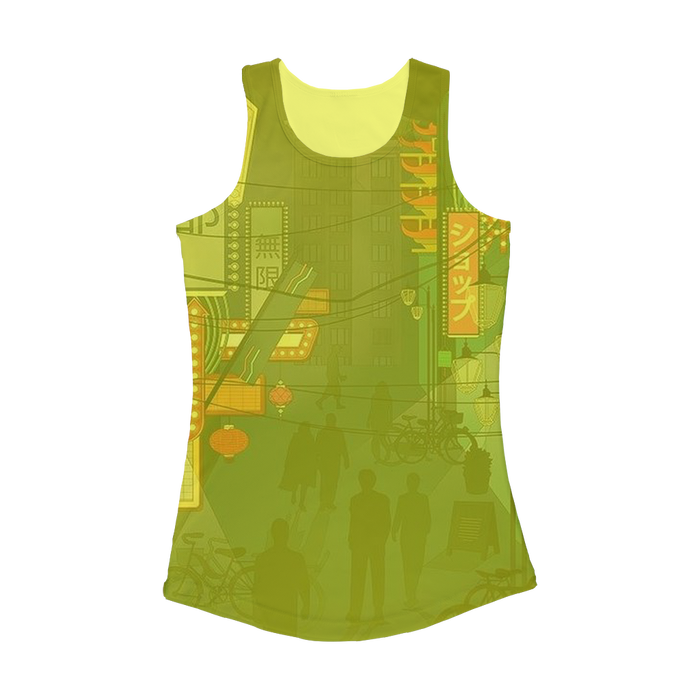 VIRGIN TEEZ Women Tank top Electric Yellow / XS 東京都 (Tokyo) Women Performance Tank Top