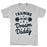 GYM FIT T-SHIRT TRAINING TO GET A DREAM DADDY grey T-SHIRT