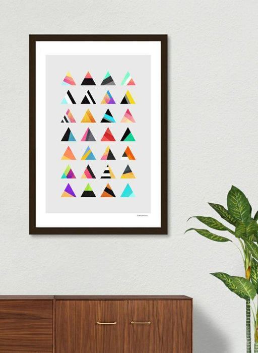 LUVD Framed Art Prints Trangle Variation   Frame