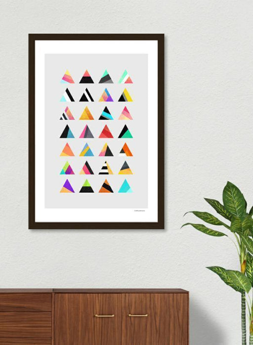 LUVD Framed Art Prints Trangle Variation   Frame