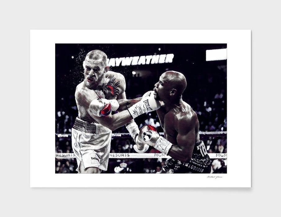 LUVD Framed Art Prints Two legends Frame