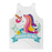 VIRGIN TEEZ Tank Top XS Unicorns Are Real Classic Sublimation Adult Tank Top