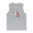 VIRGIN TEEZ Tank Top Light Grey / Unisex / S Unicorns Are Real Premium Adult Muscle Top